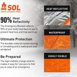 SOL Emergency Blanket 13 SOL Emergency Blanket -Tents Sales 2023 1fcb6f58 6fb9 4c18 9d5a 53fbae0466c6