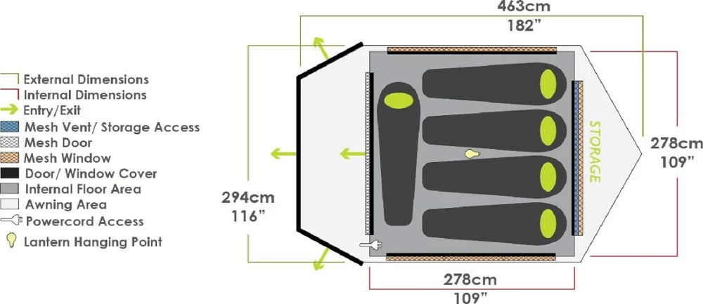 Zempire Pronto 5 V2 Tent 9 Zempire Pronto 5 V2 Tent - Image 7