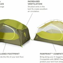 NEMO Aurora 2P Tent with Footprint -Tents Sales 2023 a5ce46b1 ae51 4953 96d1 196b50edb484